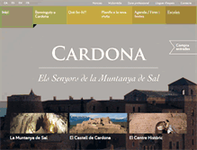 Tablet Screenshot of cardonaturisme.cat